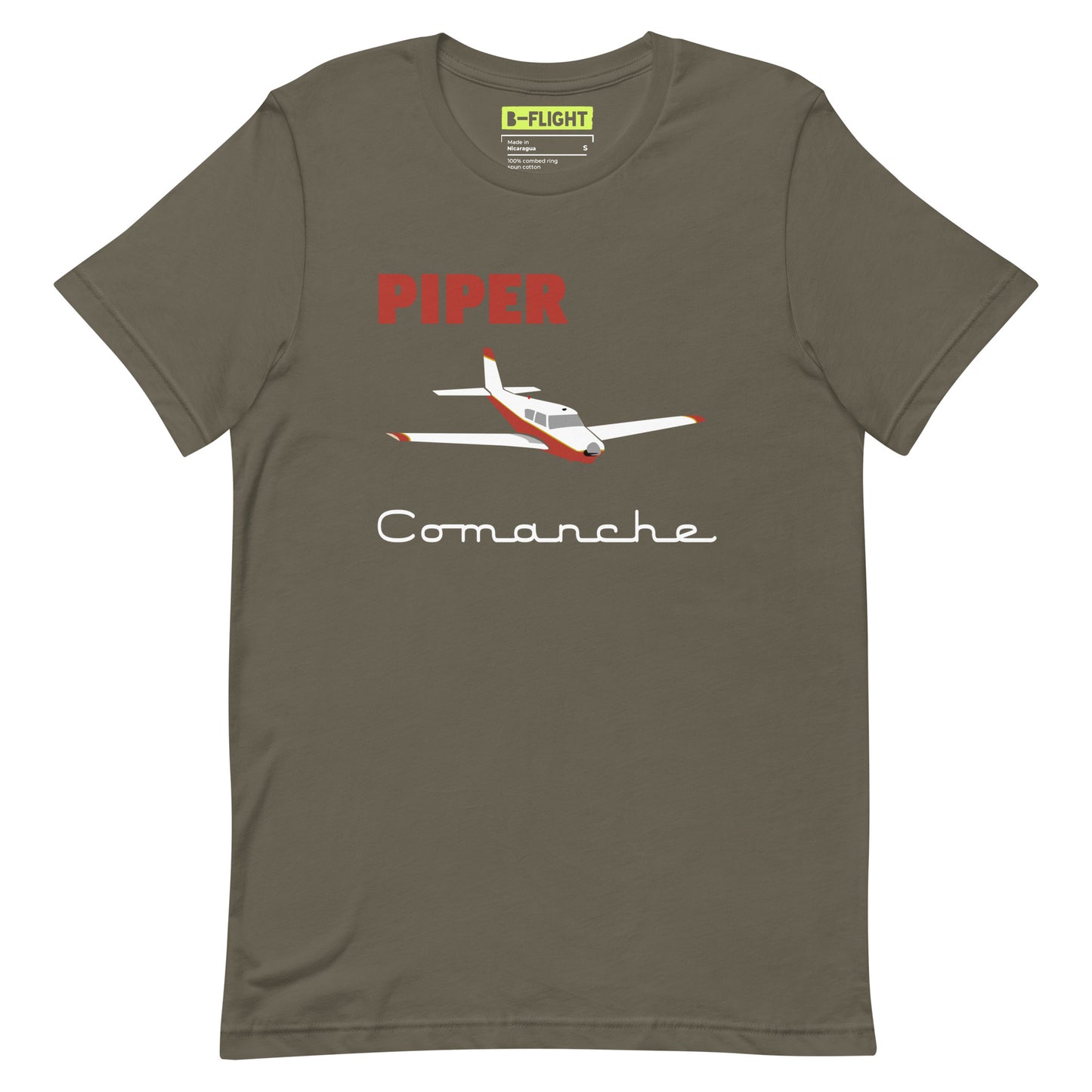 Vintage PIPER Comanche Classic Graphic Unisex soft hand tee shirt