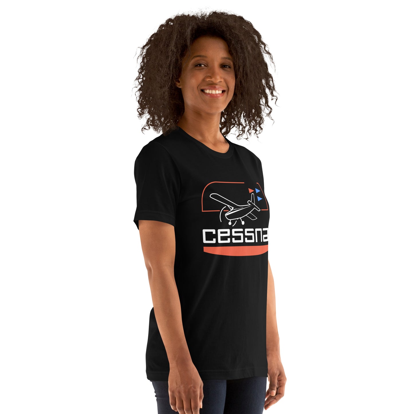 Vintage CESSNA Retro Aviation Graphic Unisex soft  t-shirt