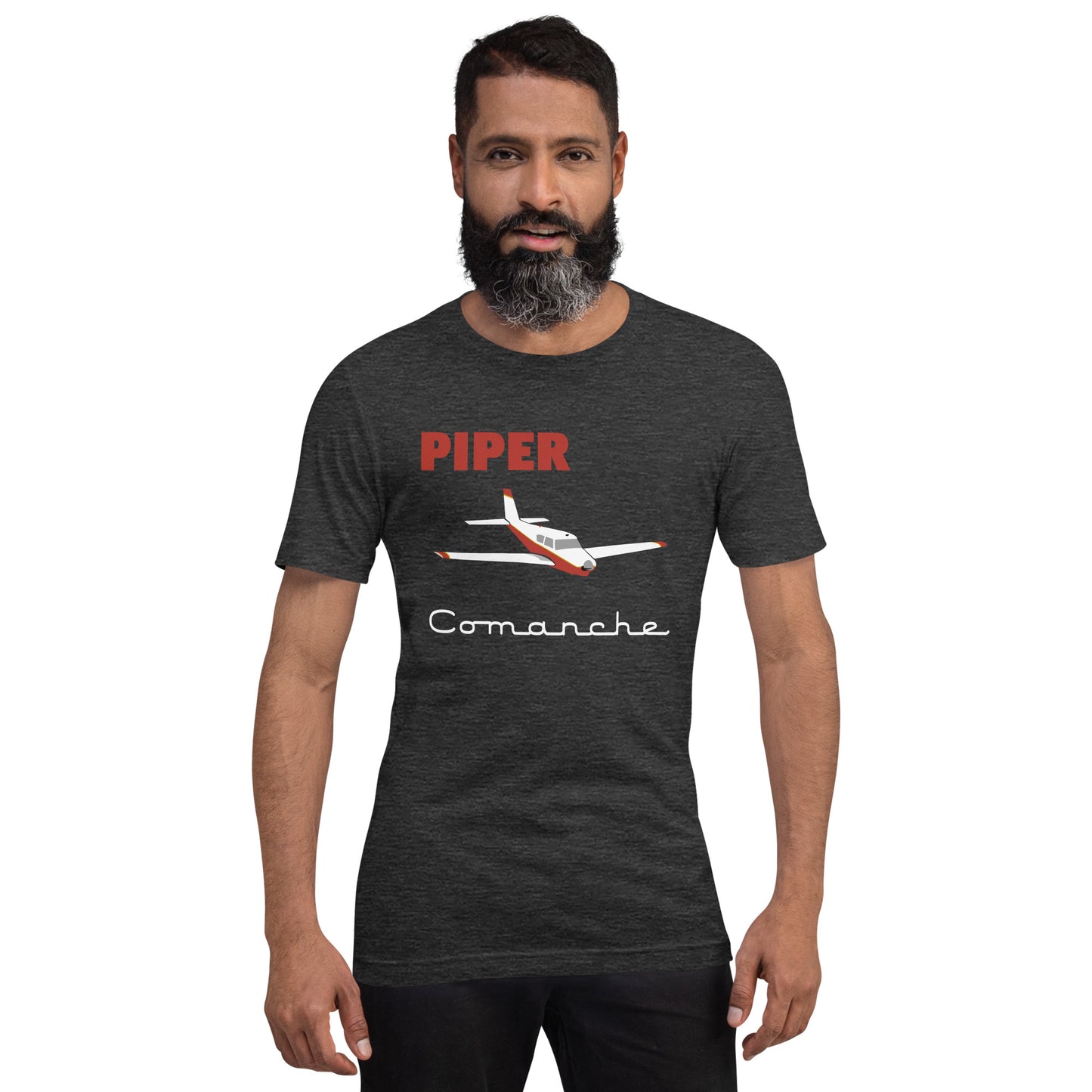 Vintage PIPER Comanche Classic Graphic Unisex soft hand tee shirt