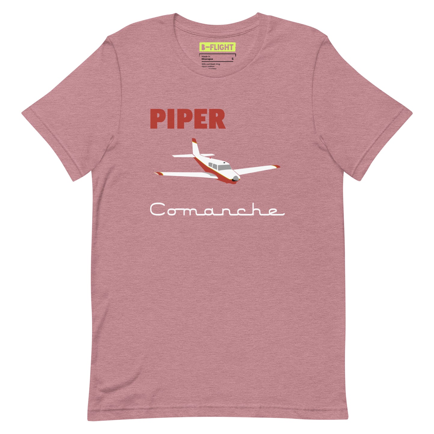 Vintage PIPER Comanche Classic Graphic Unisex soft hand tee shirt