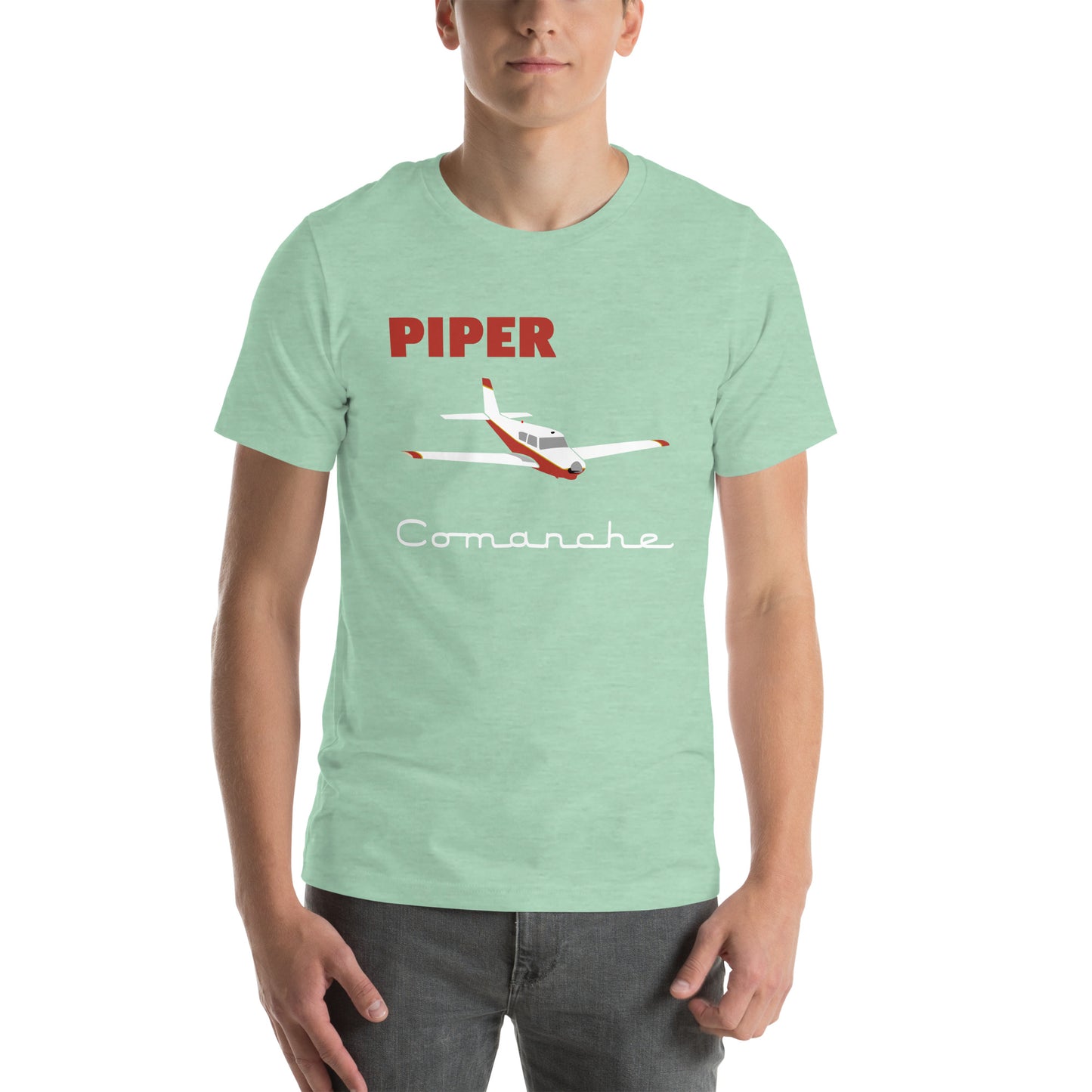 Vintage PIPER Comanche Classic Graphic Unisex soft hand tee shirt