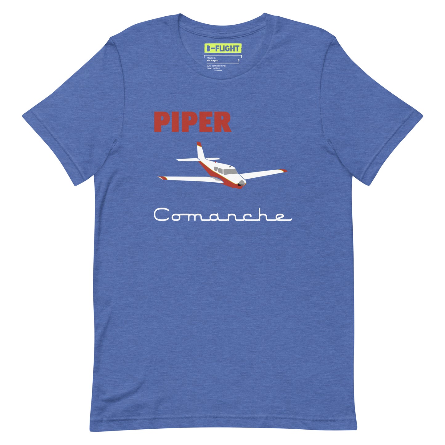 Vintage PIPER Comanche Classic Graphic Unisex soft hand tee shirt