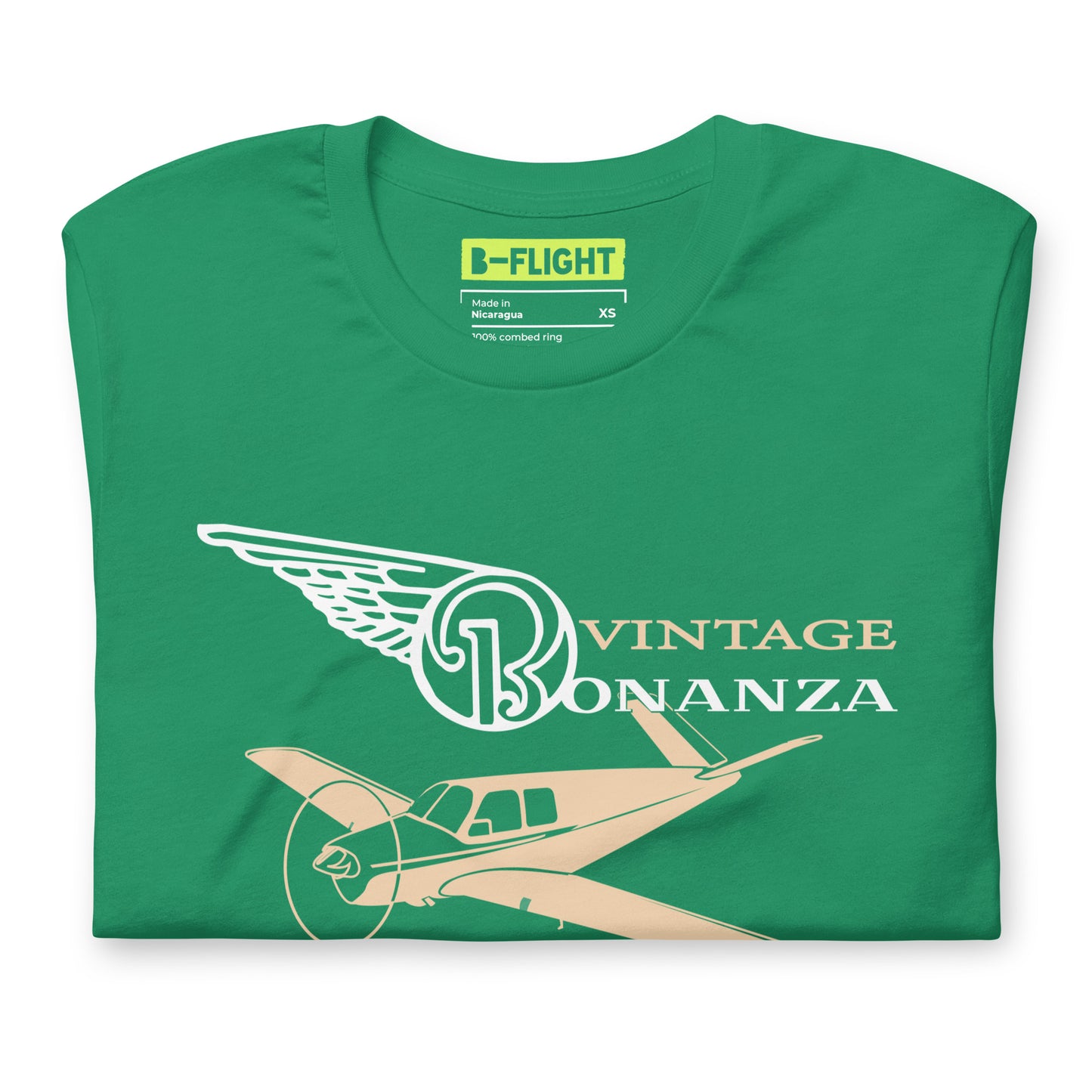 Vintage Bonanza B Flight Unisex t-shirt