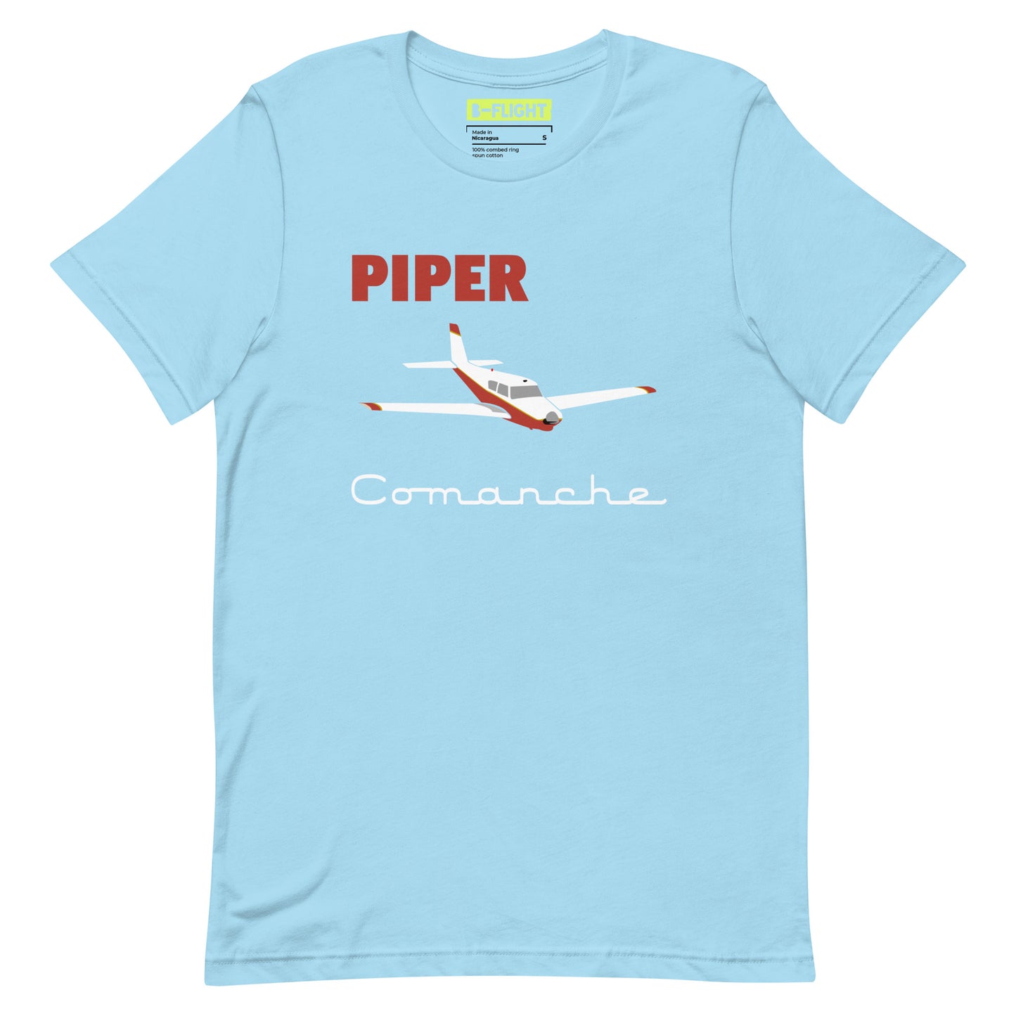 Vintage PIPER Comanche Classic Graphic Unisex soft hand tee shirt