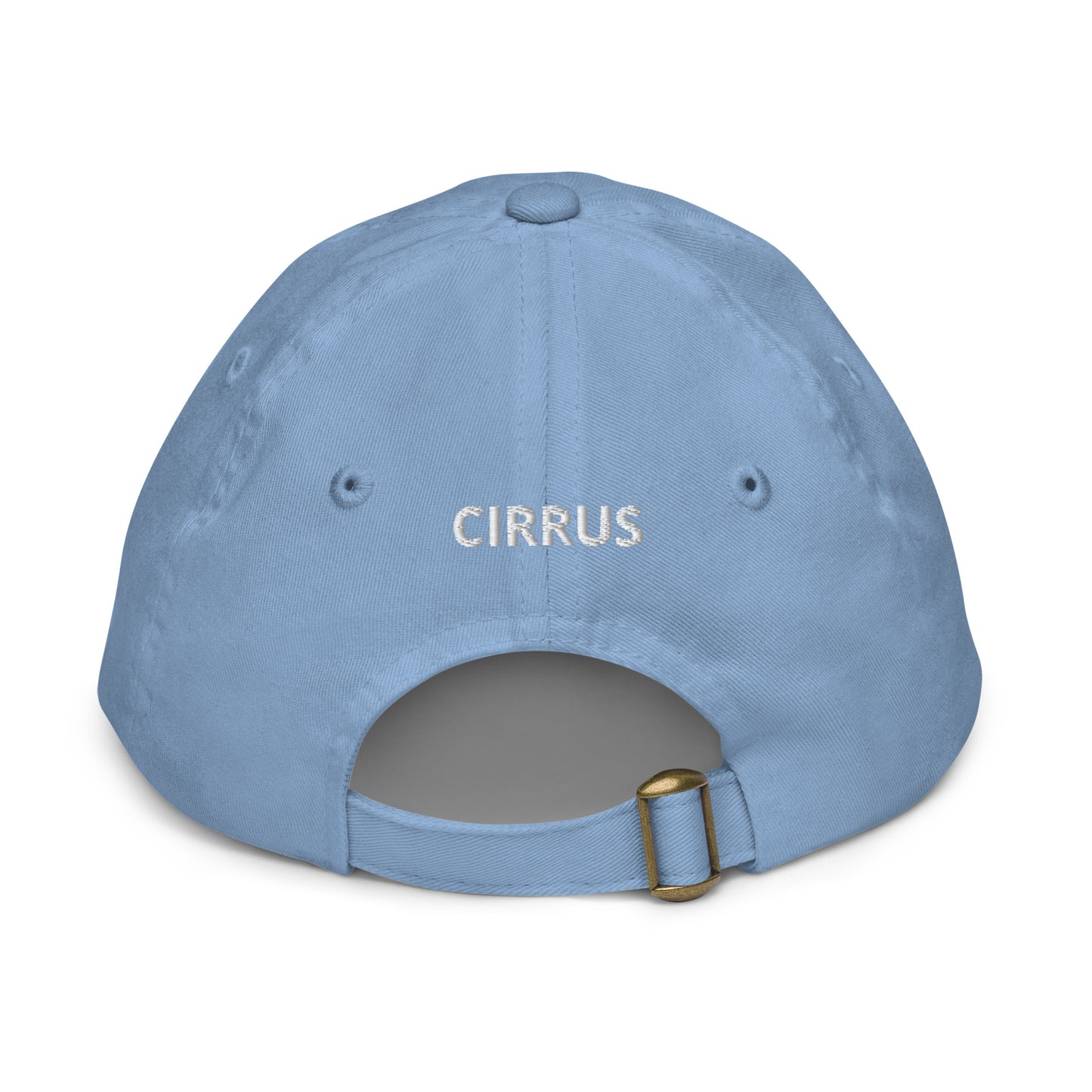 CIRRUS White-Grey  embroidered Youth baseball cap