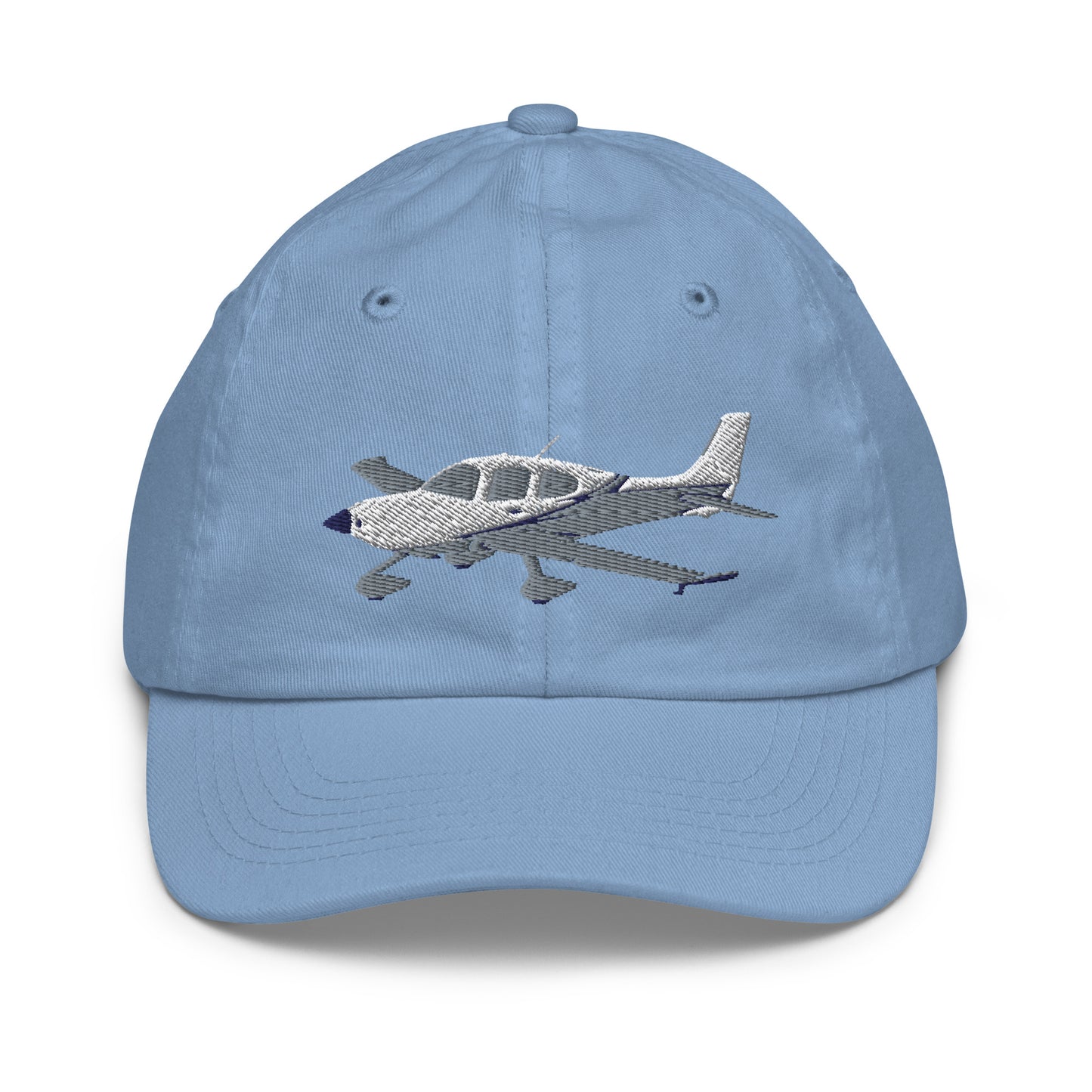 CIRRUS White-Grey  embroidered Youth baseball cap