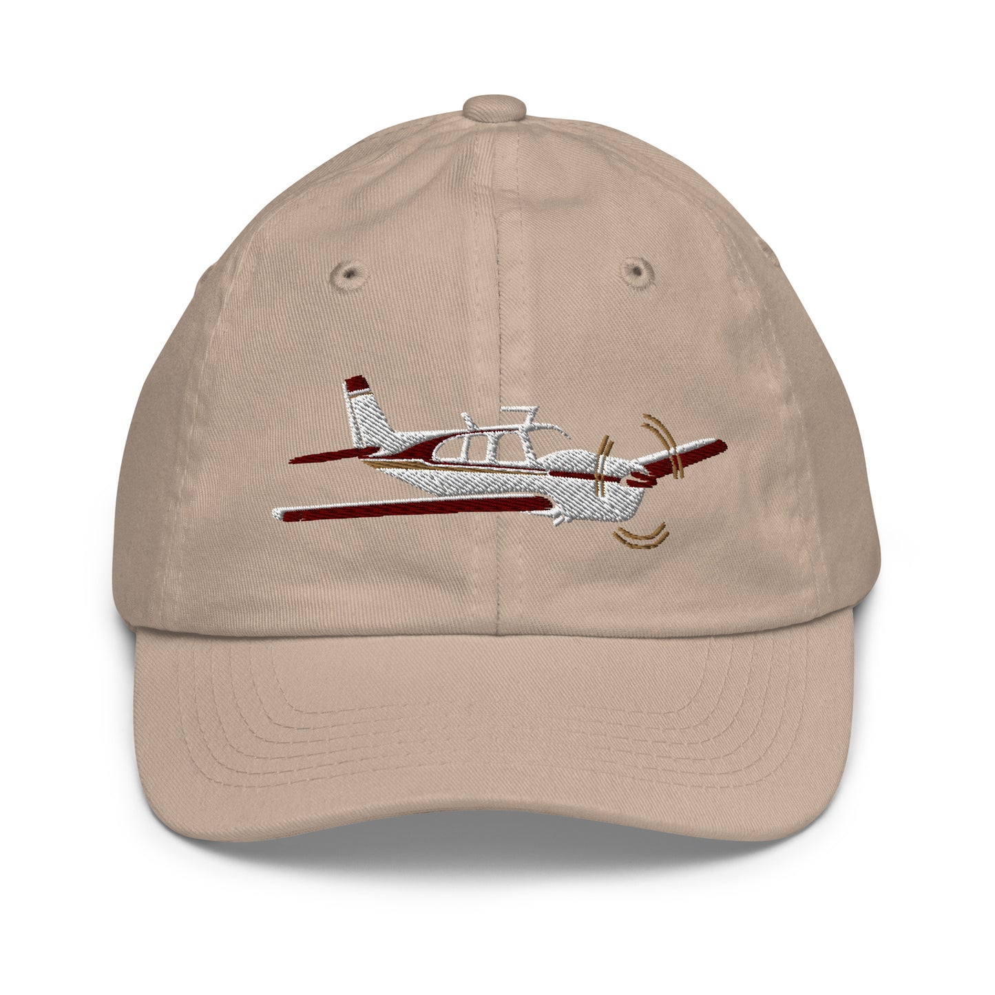 BONANZA  F33 maroon CUSTOM N Number embroidered Aviation Youth baseball cap