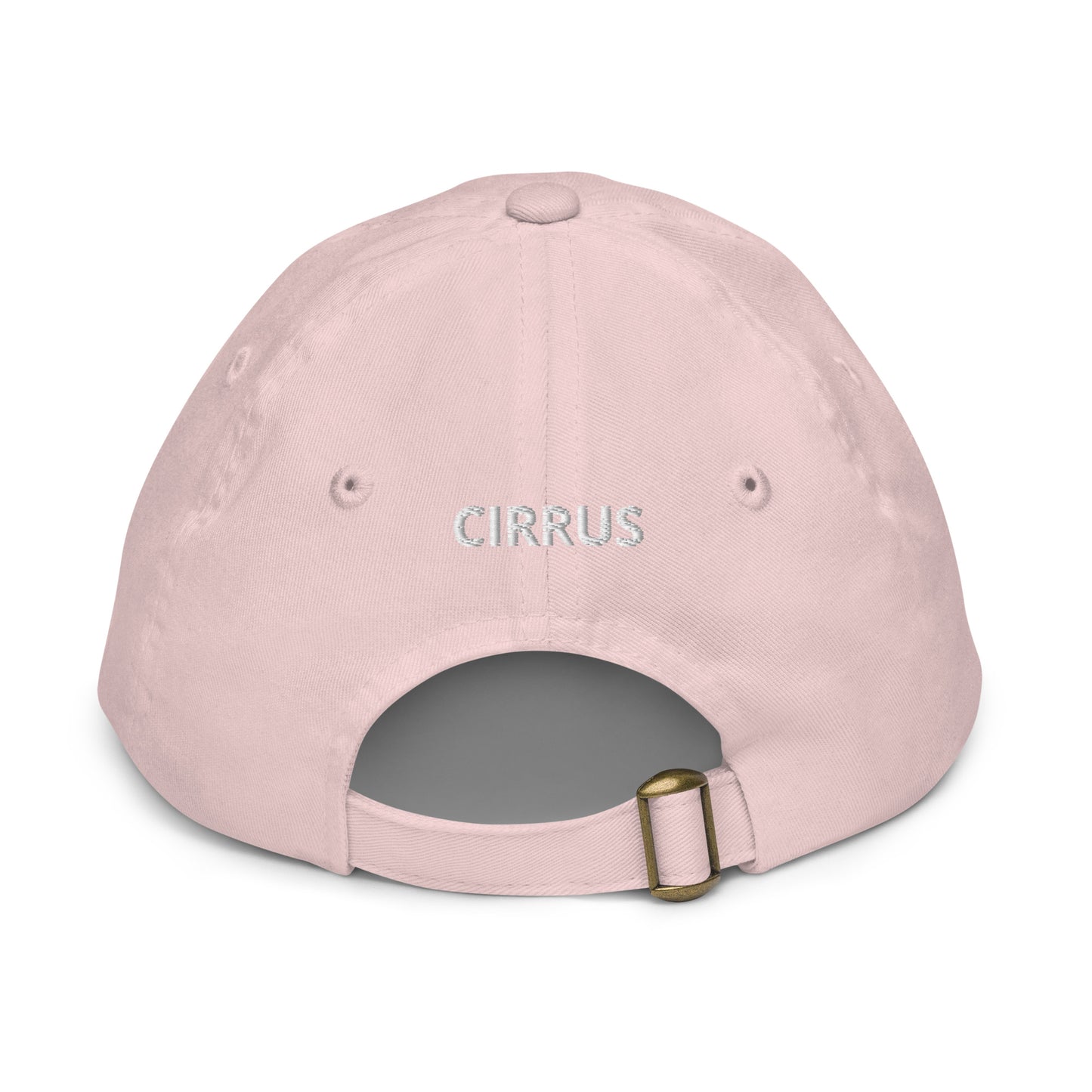 CIRRUS White-Grey  embroidered Youth baseball cap