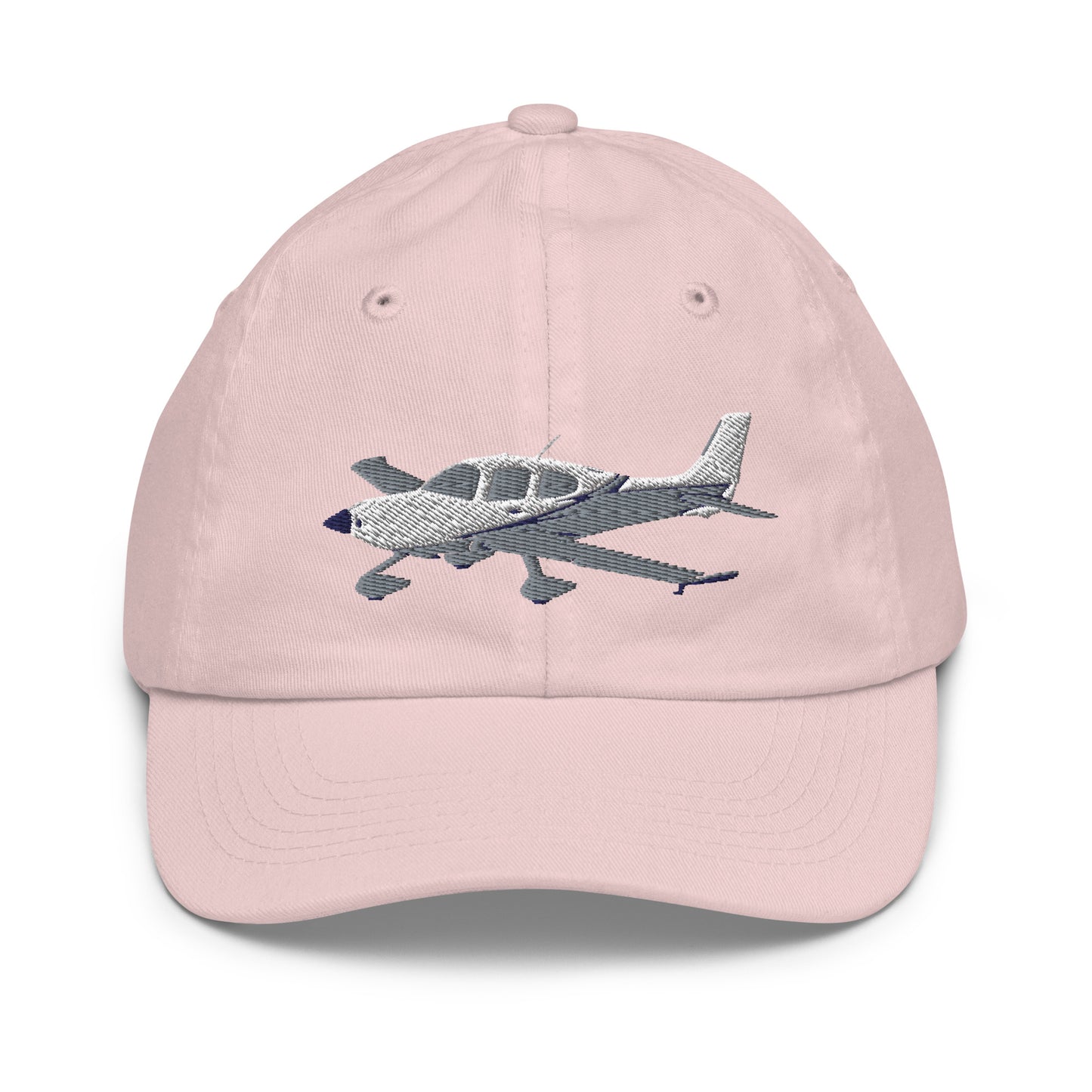 CIRRUS White-Grey  embroidered Youth baseball cap