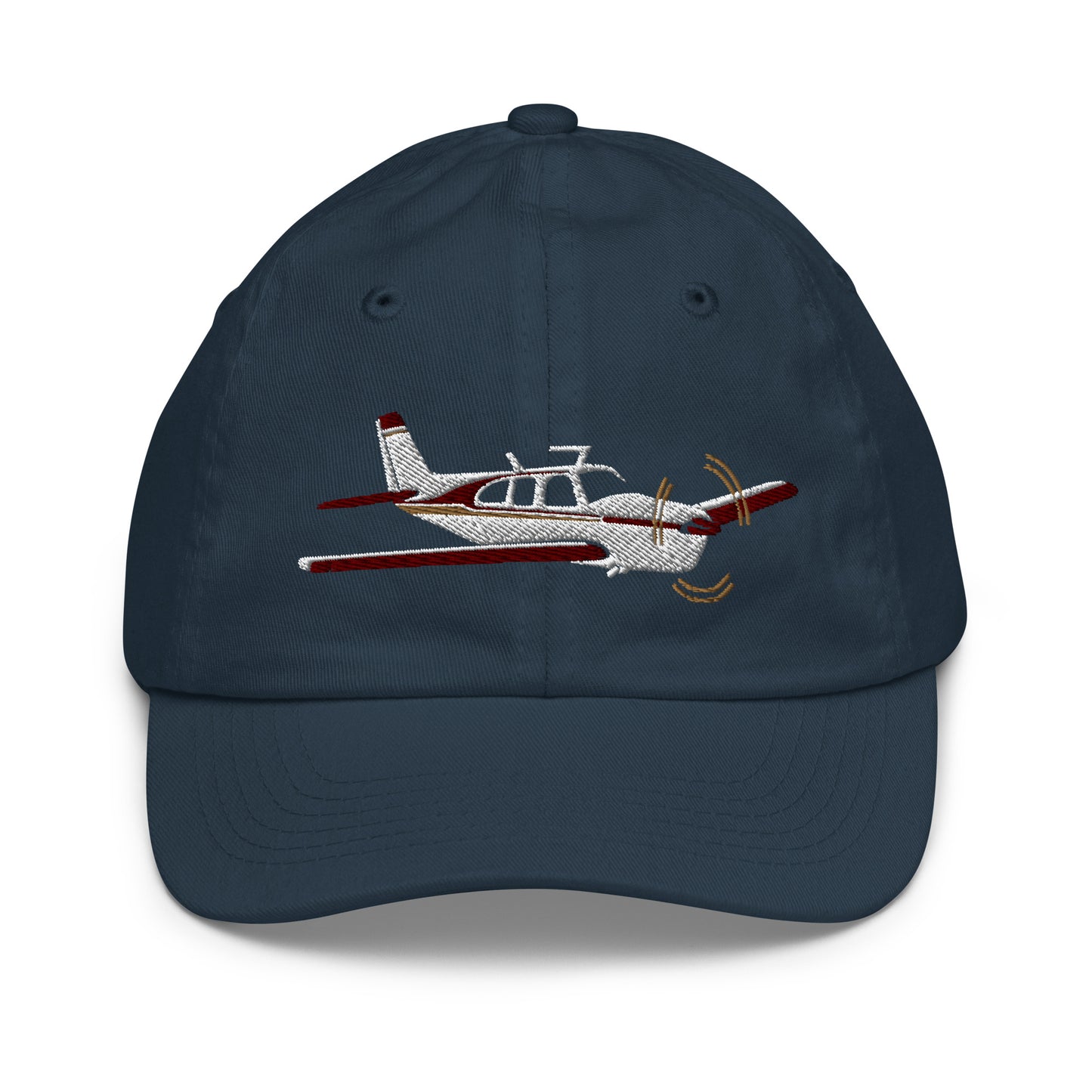 BONANZA  F33 maroon embroidered Aviation Youth baseball cap.