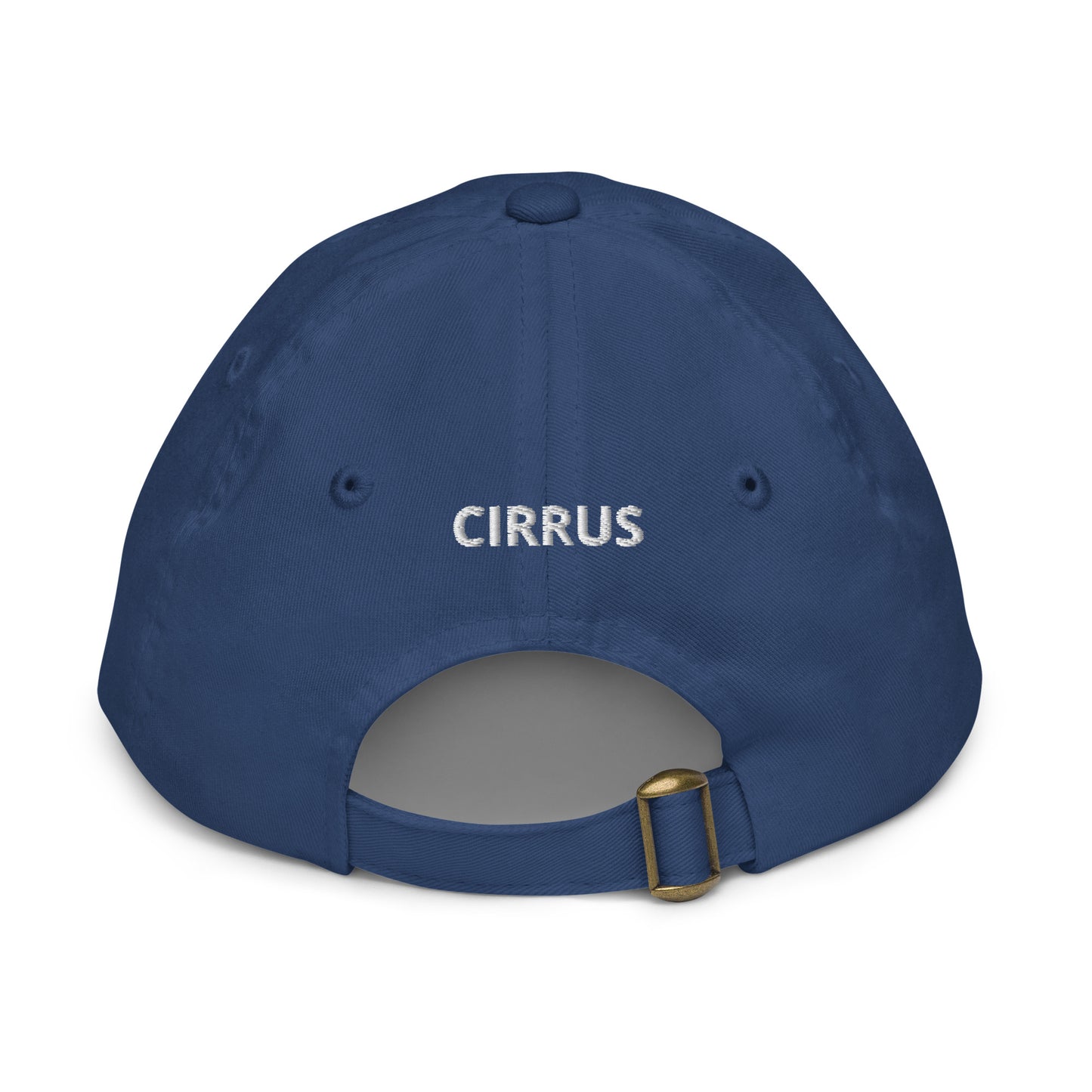 CIRRUS White-Grey  embroidered Youth baseball cap