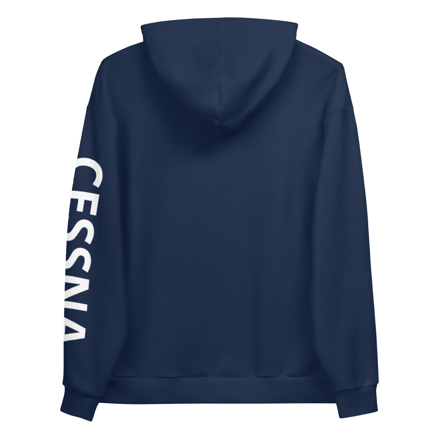 CESSNA 172 Skyhawk Navy and Green Rugby Stripe Aviation Recycled Fleece Hoodie