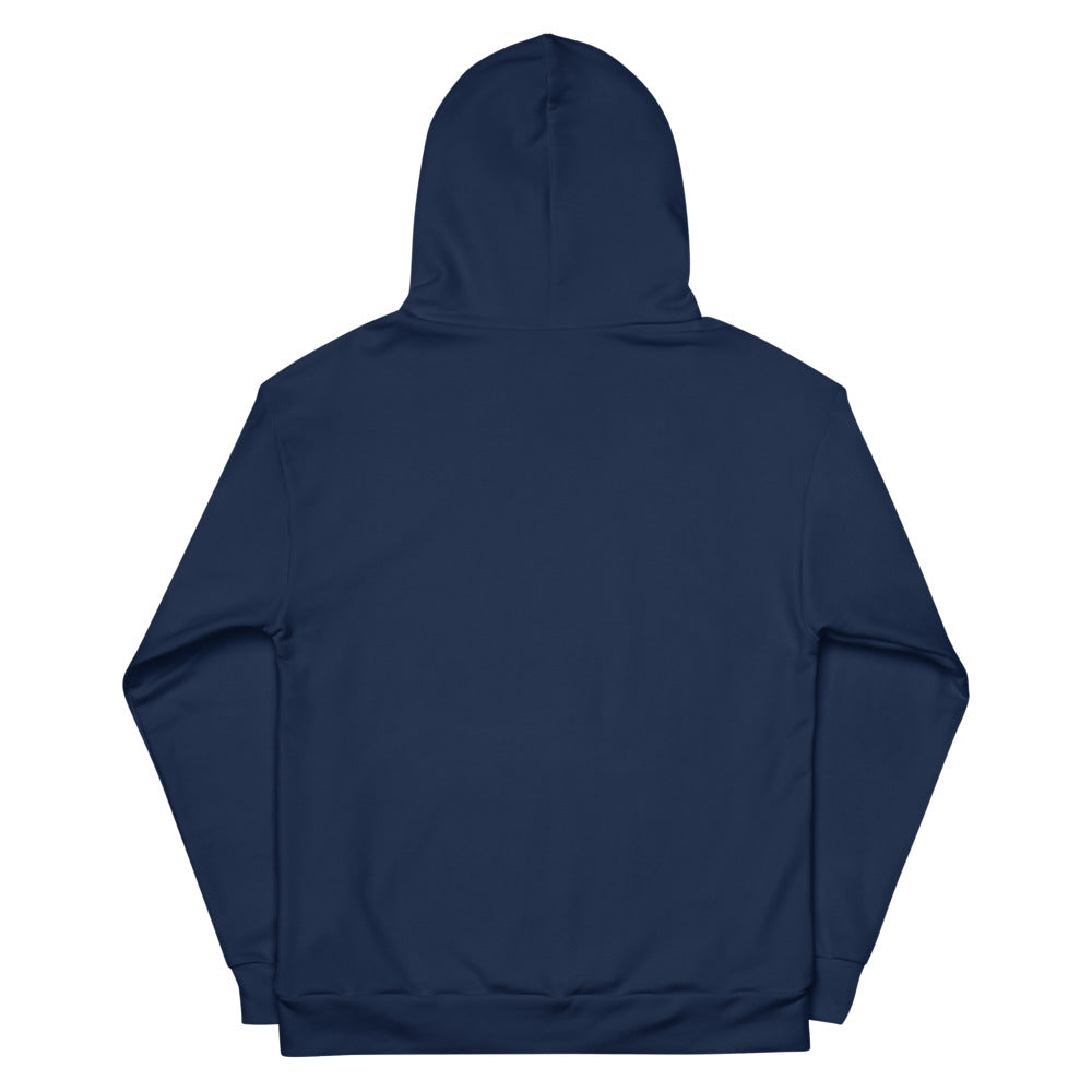 CESSNA 172 Skyhawk Navy and Green Rugby Stripe Aviation Recycled Fleece Hoodie