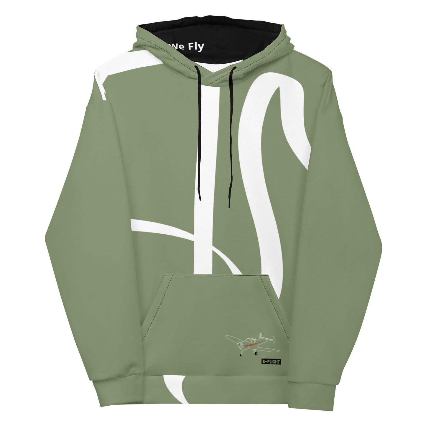 ERCOUPE vibrant camo aviation Unisex Recycled Fleece Hoodie