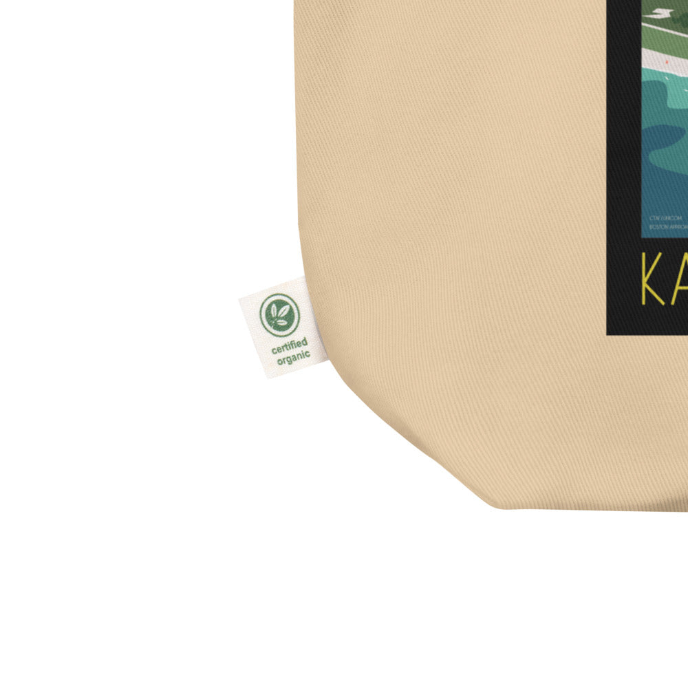 Katama Airpark, Martha's Vineyard - Vintage Aviation style Eco Tote Bag - CITABRIA