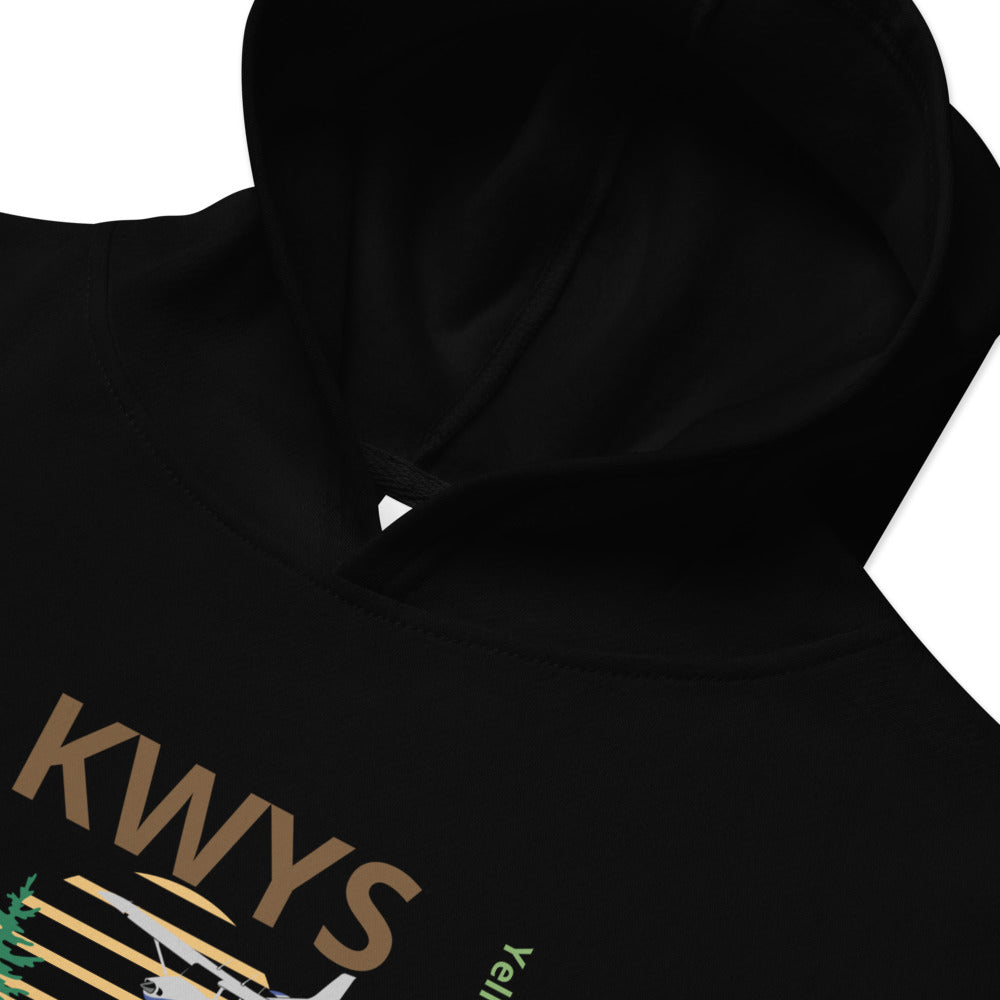 KWYS Yellowstone Airport Cessna 172- Retro Kids fleece hoodie