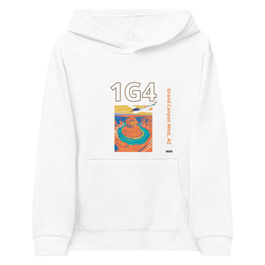 1G4 Grand Canyon Arizona Bonanza A36 Aviation Kids fleece hoodie