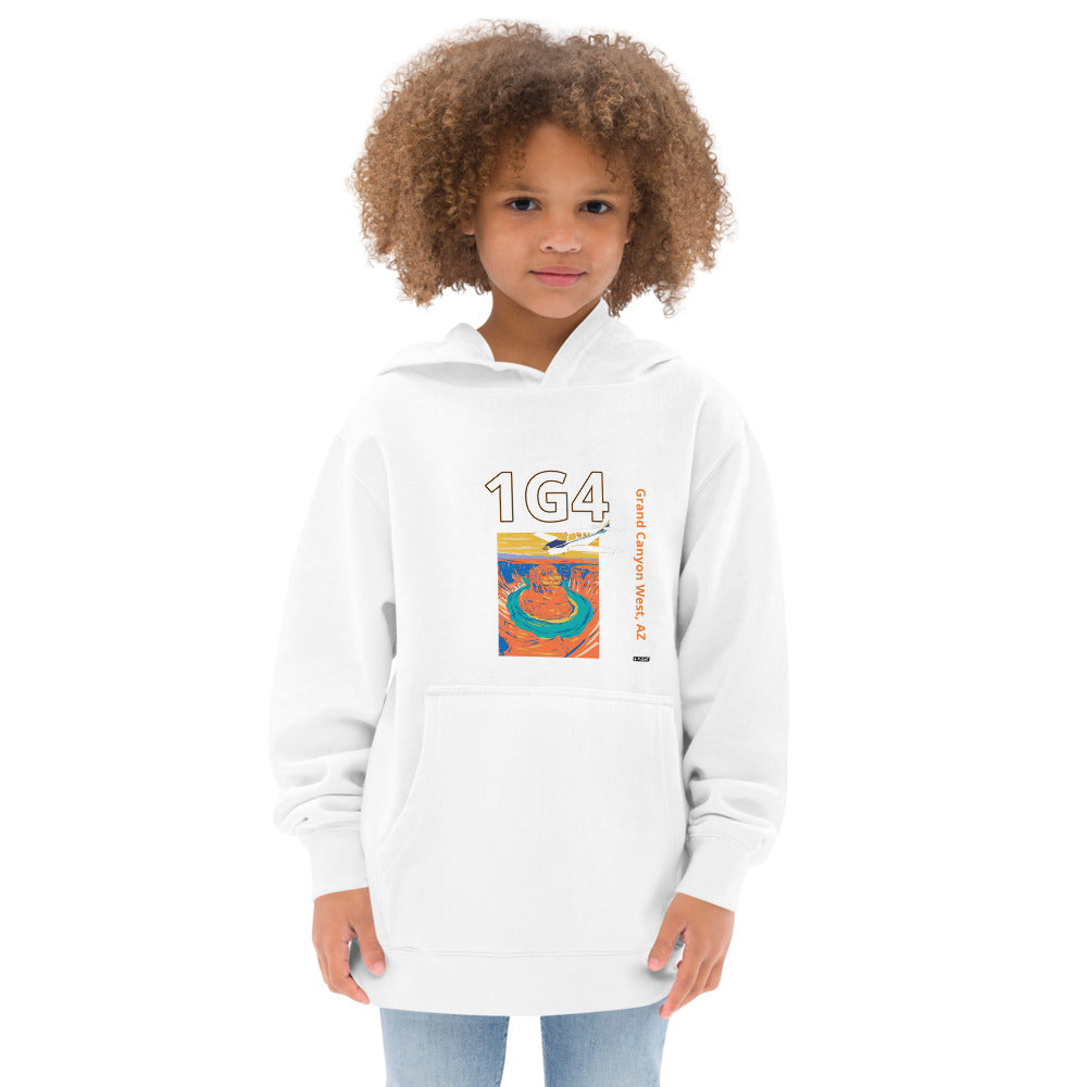 1G4 Grand Canyon Arizona Bonanza A36 Aviation Kids fleece hoodie