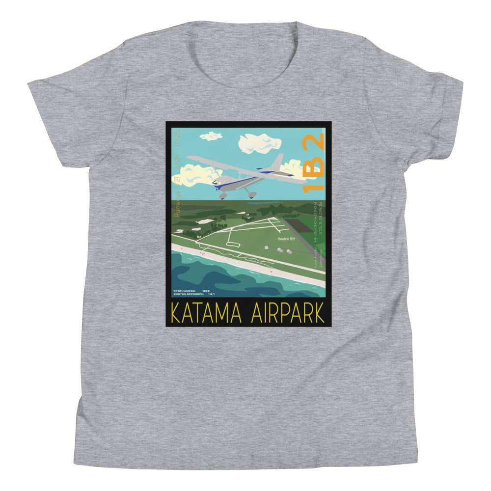 CESSNA 172 Skyhawk- Katama Airpark 1B2  - Kids Short Sleeve T-Shirt