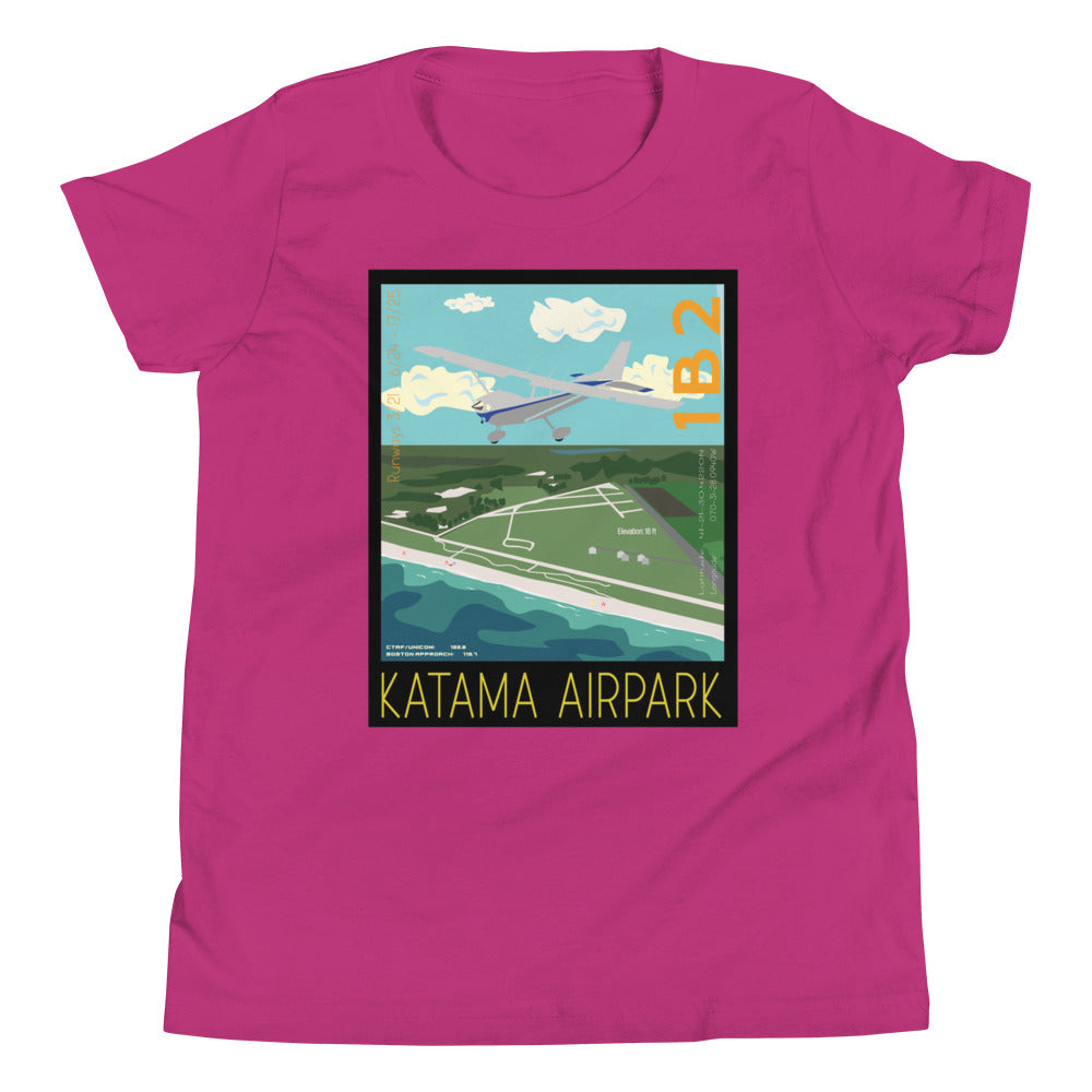 CESSNA 172 Skyhawk- Katama Airpark 1B2  - Kids Short Sleeve T-Shirt