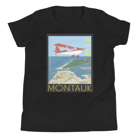 CITABRIA - Montauk Airport MTP New York Vintage Aviation - Kids Short Sleeve T-Shirt
