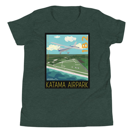 CESSNA 172 Skyhawk- Katama Airpark 1B2  - Kids Short Sleeve T-Shirt